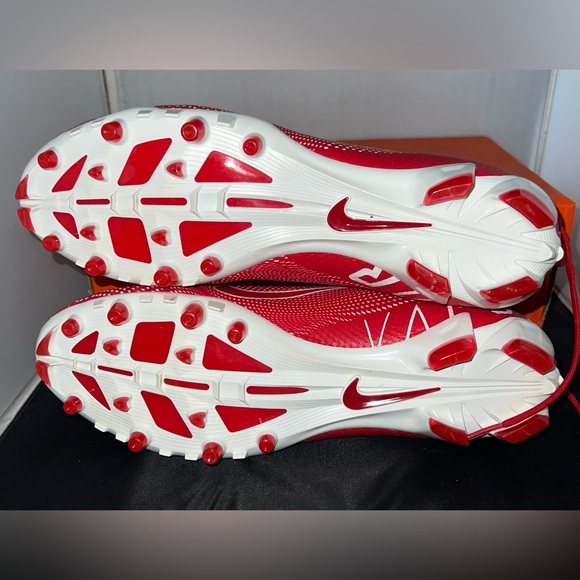 Nike Vapor Untouchable Speed 3 TD P Football Cleats Red/White Size 10.5